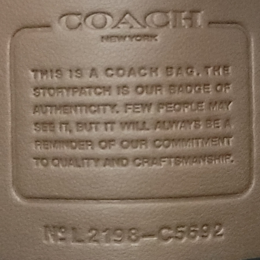 Coach Kleo Shoulder Bag 23 In Signature Canvas *L2198-C5692* BNWOT - Picture 10 of 12